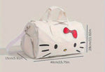 White HK Duffel Bag